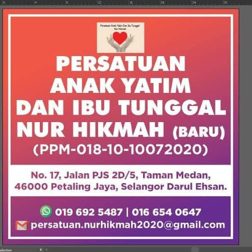 Persatuan Kebajikan Anak Yatim Dan Ibu Tunggal Nur Hikmah